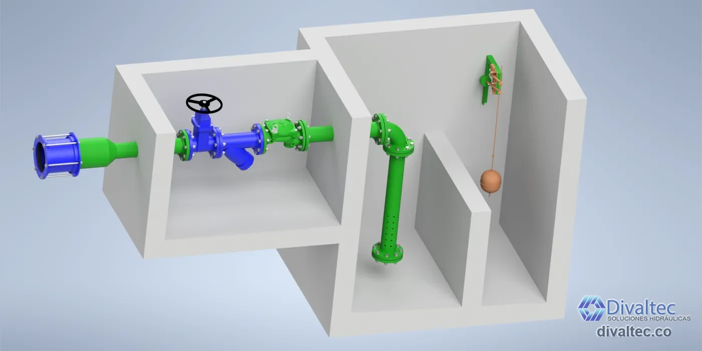 Modelo 3D de cámara de quiebre