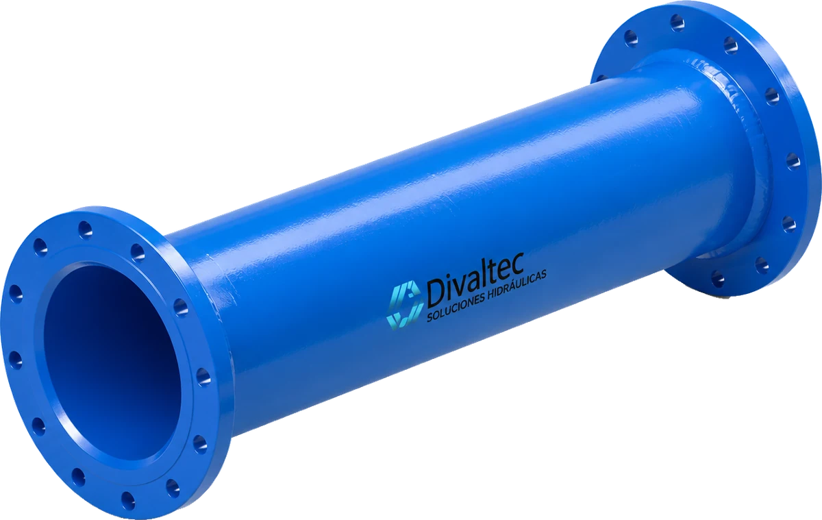Niple brida x brida en acero al carbono Divaltec